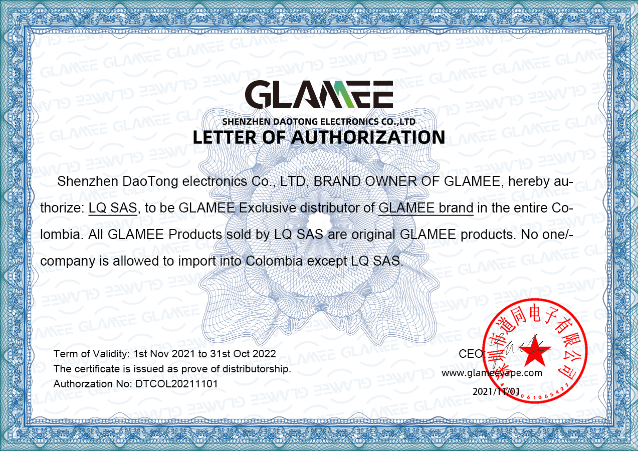 Glad to announce LQ SAS to be the official exclusive distributor of our GLAMEE brand in the entire Colombia